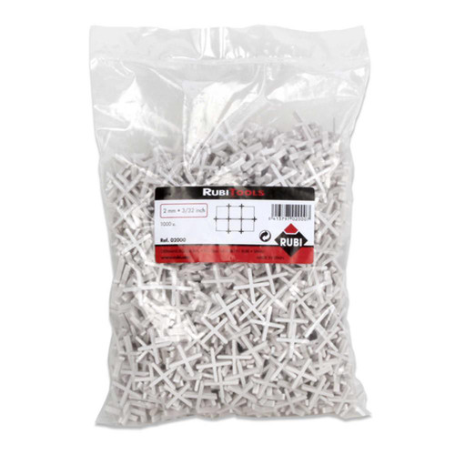 Rubi Cross Tile Spacers 1mm - Bag of 1000 image