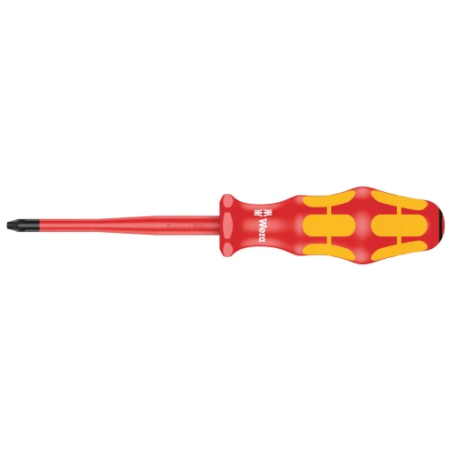 Wera 165IS PZ VDE Slimline Screwdriver PZ2/100 Kraftform Plus image