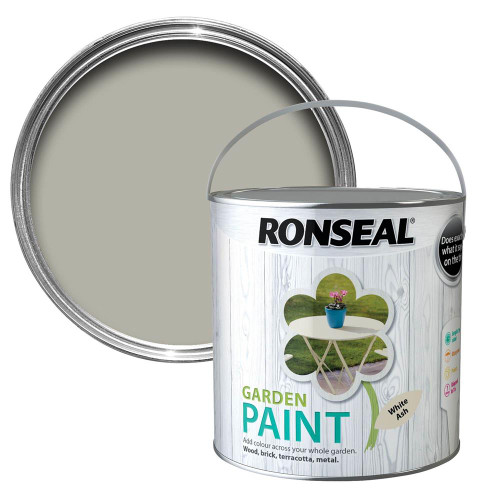 Ronseal Garden Paint White Ash 2.5 Litre image