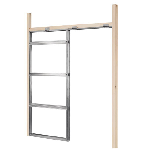 Rocket Door Frames Pocket Sliding Kit To Suit 826x1981 - Galv Steel image