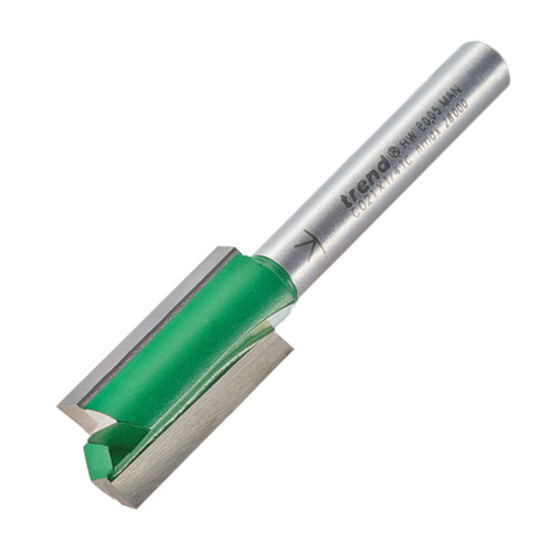 Trend Two Flute Cutter 25.4mm Cut - 1/4'' Shank, 12.7mm Dia image