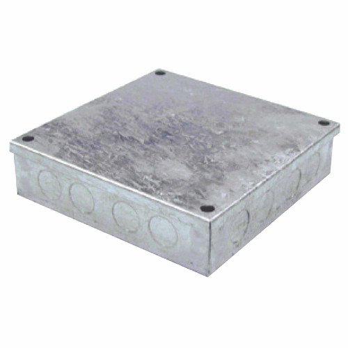 Greenbrook Adaptable Knock Out Box Galv Steel 150mm x 100mm - Pack of 2