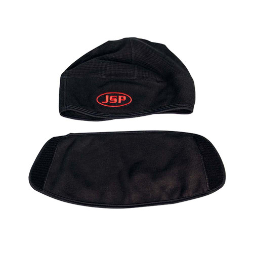 JSP Surefit Thermal Helmet Liner With Removable Face Covering - Black image