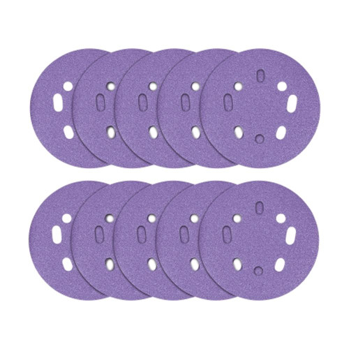 Trend 125mm 180G Aluminium Oxide Random Orbital Sanding Disc - Pack of 10 image
