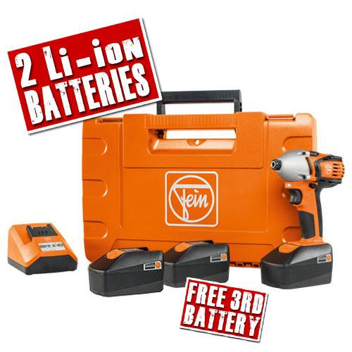 Fein 4.0Ah 18V Lithium-ion Cordless Impact Driver