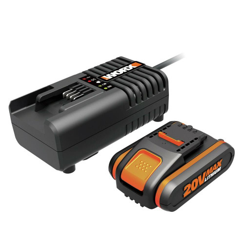 Worx WA3601 2.0Ah 20V Li-Ion Battery & Charger Pack image
