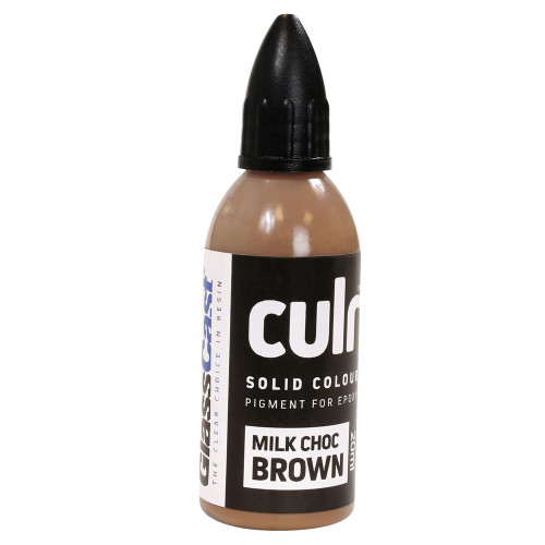 Glass Cast CULR Epoxy Pigment - Milk Choc Brown 20ml image Glass Cast CULR Epoxy Pigment - Milk Choc Brown 20ml image