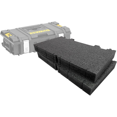 Shadow Foam BLACK 50mm Inserts for Dewalt ToughSystem DS150 Case - Pack of 2 image Shadow Foam BLACK 50mm Inserts for Dewalt ToughSystem DS150 Case - Pack of 2 image