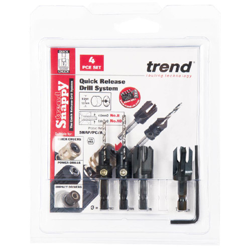 Snappy 4 Piece Countersink and Plug Cutter Set image