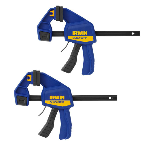 Irwin Quick-Grip Medium-Duty Clamp 150mm / 6 Inch - Pack of 2 Irwin Quick-Grip Medium-Duty Clamp 150mm / 6 Inch - Pack of 2