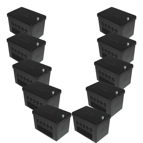 Greenbrook 100A 2 x 5-Way 35mm2 Connector Block DP - Pack of 10 image Greenbrook 100A 2 x 5-Way 35mm2 Connector Block DP - Pack of 10 image