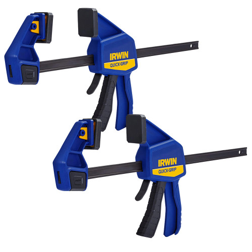 Irwin Quick-Grip 300mm / 12’’ Medium-Duty One-Handed Bar Clamps - Pack of 2 image