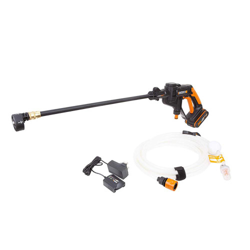 Worx WG625E HydroShot 20V MAX Cordless Pressure Washer, 1x 2.0Ah Battery & Charger image
