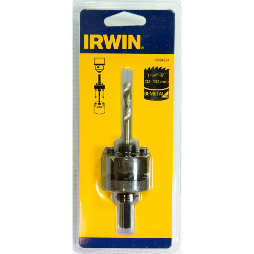 Irwin Arbor (9.5mm Hex Shank) To Suit 32mm - 210mm Diameter Bi-Metal Holesaws image