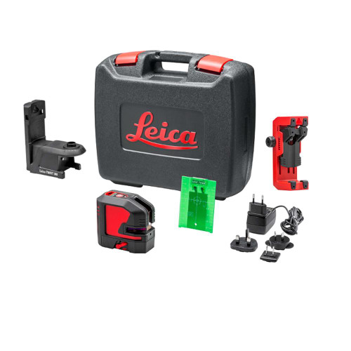 Leica L2P5G Lino L2P5 Cross Line Laser & Plumb Bob Green image