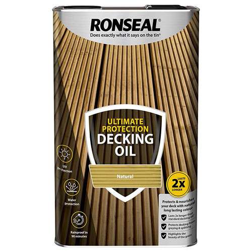 Ronseal Ultimate Decking Oil Natural  5L image