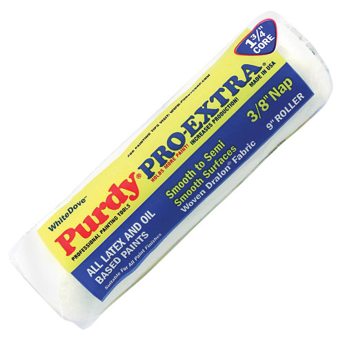 Purdy 9'' White Dove Roller Sleeve 13/4'' core, 3/8'' W D image Purdy 9'' White Dove Roller Sleeve 13/4'' core, 3/8'' W D image