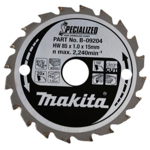 Makita Specialized Cordless Saw Blade 85mm x 15mm 20T image