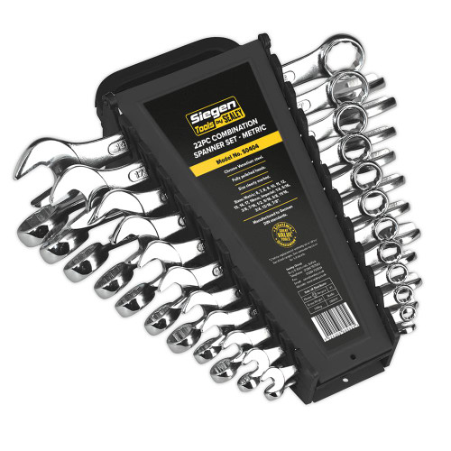 Sealey Combination Spanner Metric/Imperial 22 Piece Set image