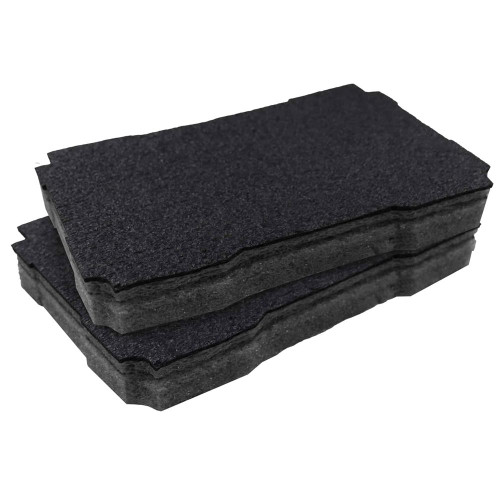 Shadow Foam Mini Systainer T-LOC Insert 50mm Twin Pack - BLACK image
