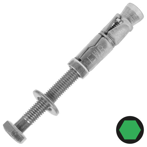 Fischer M8 x 60mm FWB Loose Wall Bolt 8/10L - Pack of 25