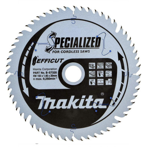 Makita Efficut Saw Blade 165mm x 20mm 56T image