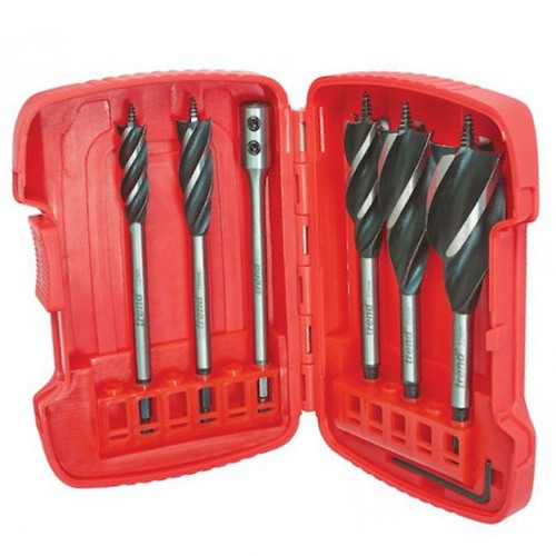 Snappy 6 Piece Four Flute Auger Bit Set