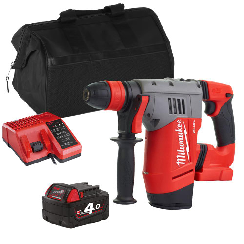 Milwaukee M18 CHPX 18V M18 FUEL SDS Drill with 1 x 4Ah Battery