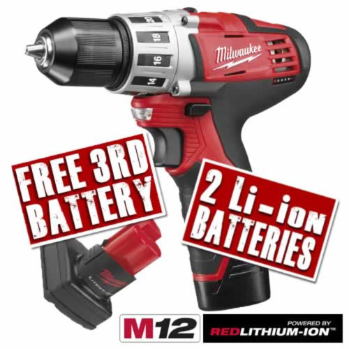 Milwaukee 12V Red Lithium-ion Cordless Drill/Driver - 650700 image