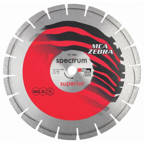 350mm/25.4mm MCA ZEBRA Pro Abrasive Diamond Blade image