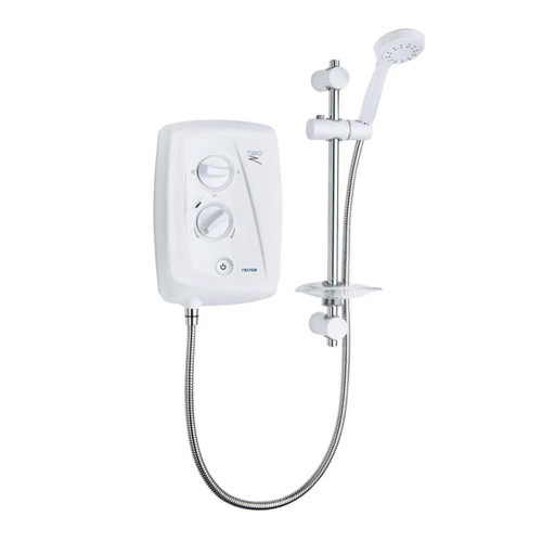 Triton T80Z Fast-Fit 8.5kW Electric Shower White/Chrome Plated image