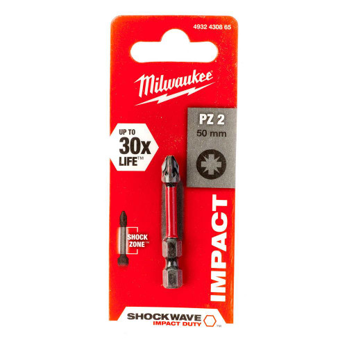 Milwaukee PZ2 50mm Shockwave Impact Screwdriver Bit image