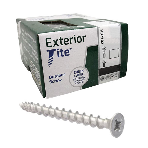 Exterior-Tite 3.5 x 16mm Exterior Screw, Silver - Box of 200 image