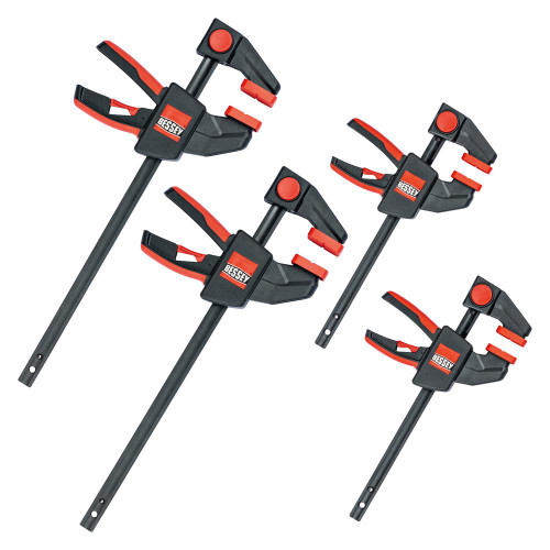 Bessey 4 Piece One Handed Clamp Set image