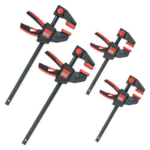 Bessey 4 Piece One Handed Clamp Set