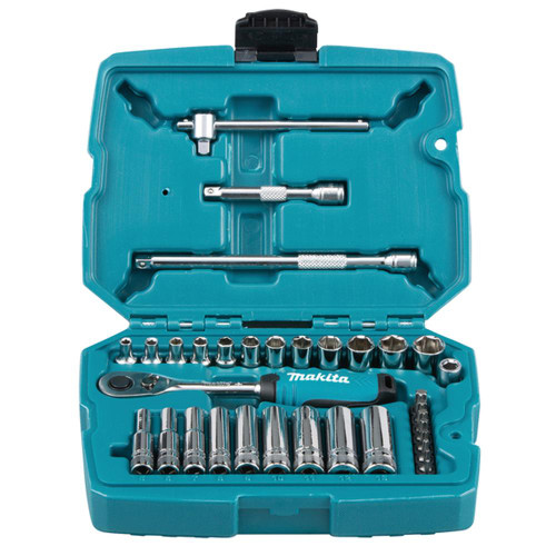 Makita 1/4'' Ratchet & Socket Set - 34 Piece image