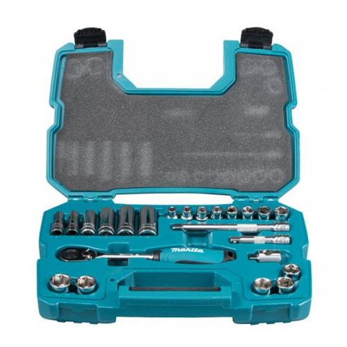 Makita 3/8'' Ratchet & Socket Set - 23 Piece image