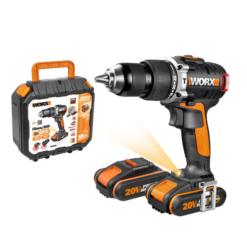 20v MAX Brushless Combi Drill with 2 x 2Ah Batteries, Charger and Case image