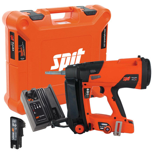 Spit Pulsa 40E Gas Nailer with 1 x 2.1Ah Battery, Charger & Case