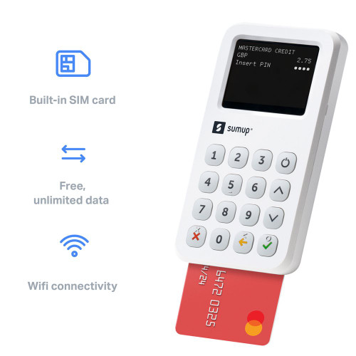 SumUp 3G+ Card Reader with Wifi & Unlimited Data image