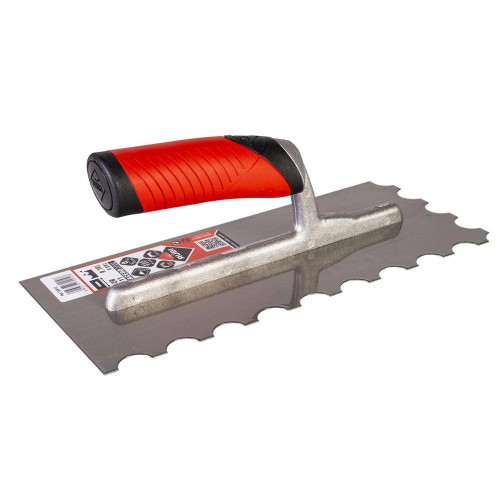 Rubi Rubiflex Adhesive Trowel 10mm Round Notch image Rubi Rubiflex Adhesive Trowel 10mm Round Notch image
