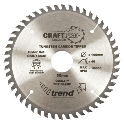 Trend CraftPro Saw Blade 180mm x 30mm 40T image