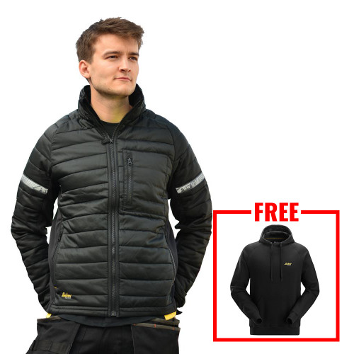 Snickers Insulating Soft Shell Jacket - Black image