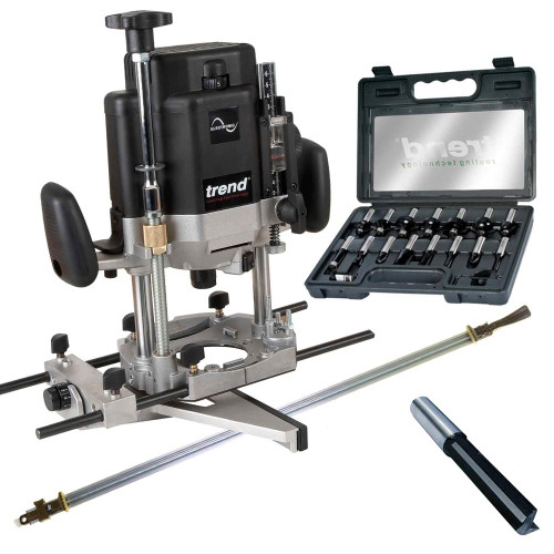 Trend 1/2'' Shank Router with Accessories