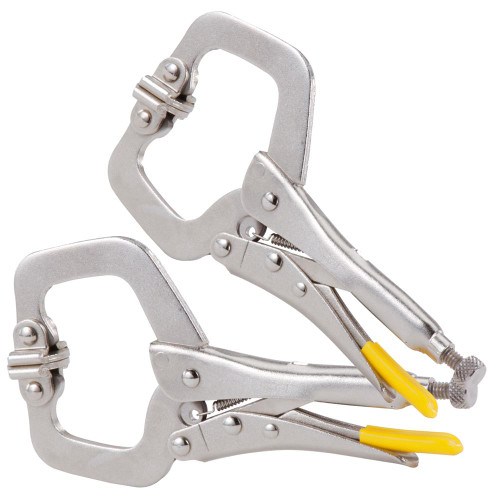 Stanley Mole Grip Deep Throat C Clamps 7'' Pack of Two image