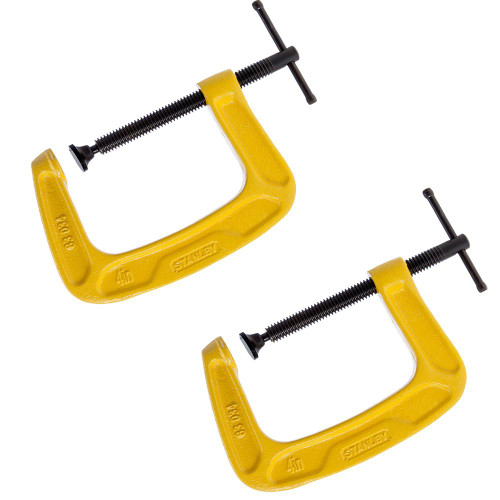 Stanley G Clamp 75mm Twinpack