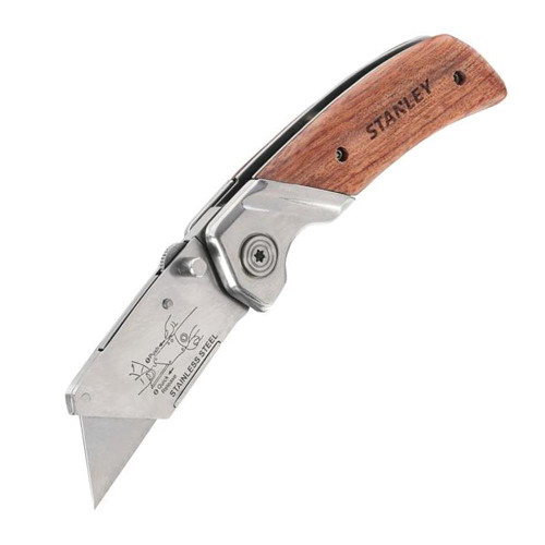 Folding Knife with Wooden Handle image