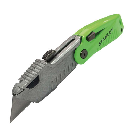 Stanley Hi-Vis Green Folding Utility Knife image