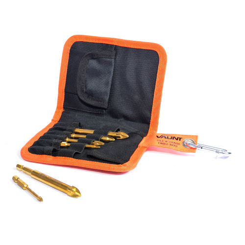 Vaunt Tile & Glass Cross Tip Drill Bit Set - 6 Piece image
