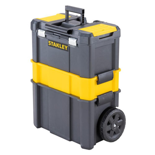 Stanley STST1-80151 Essential 3 Tier Modular Rolling Workshop image Stanley STST1-80151 Essential 3 Tier Modular Rolling Workshop image